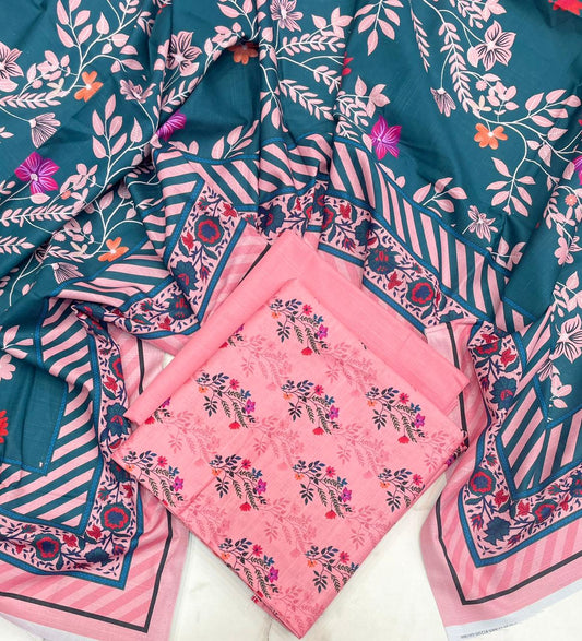 Al-Karam Designer Slub Khaddar 3pc