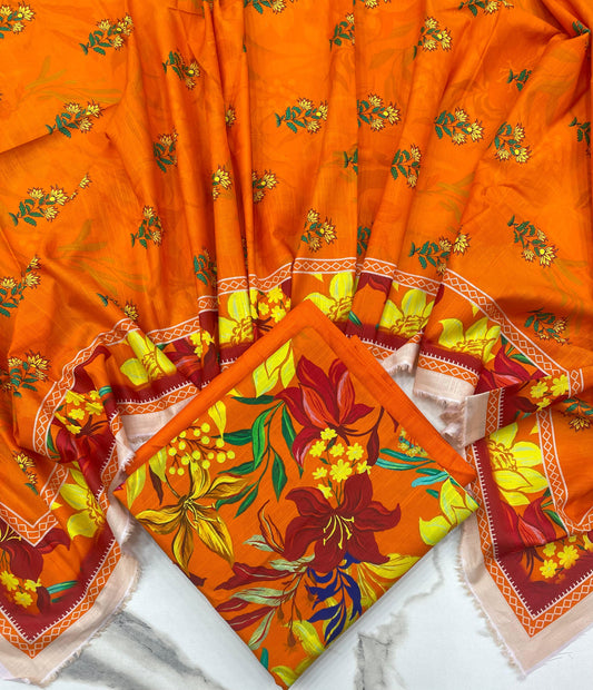 Al-Karam Designer Slub Khaddar 3pc
